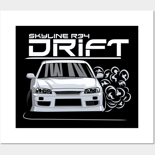 Skyline Drifting Wall Art by Rezall Revolution